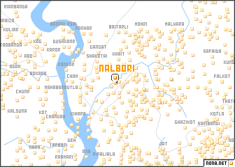 map of Nalbori