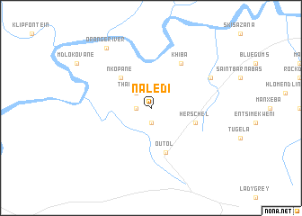 map of Naledi