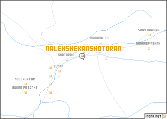 map of Na‘leh Shekan Shotorān