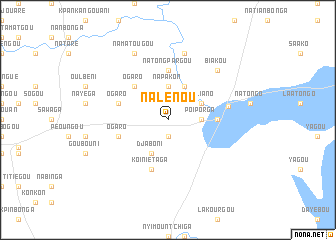 map of Nalénou