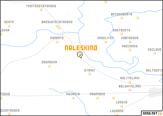 map of Naleskino