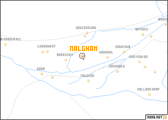 map of Nalgham