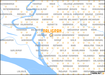 map of Naligrām