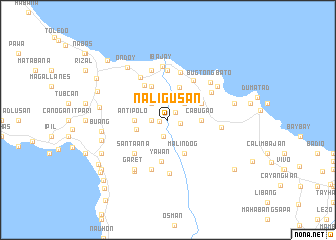 map of Naligusan