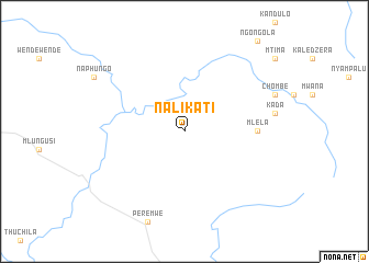 map of Nalikati