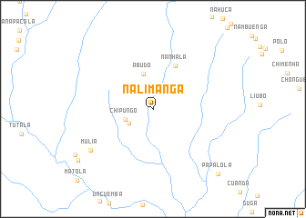 map of Nalimanga