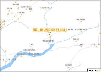 map of Nali Mūsakhel Kili