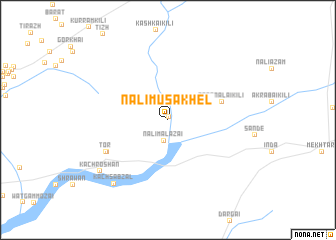 map of Nali Mūsa Khel