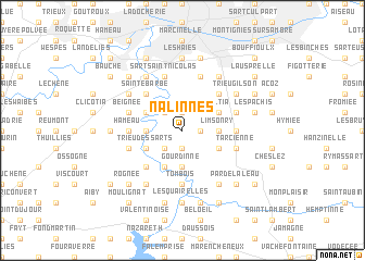 map of Nalinnes