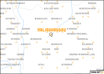 map of Nali Ou Haddou