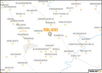 map of Nalivki