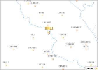 map of Nali