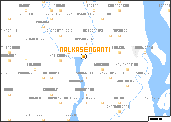 map of Nalkāsengānti