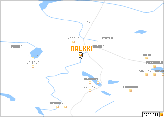 map of Nalkki