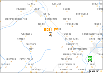 map of Nalles