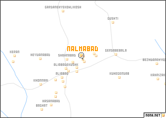 map of Nalmābād