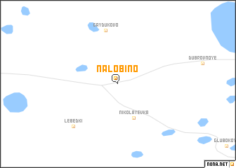map of Nalobīno