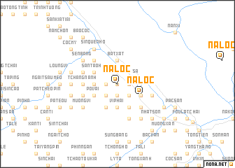 map of Nà Loc
