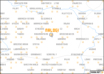 map of Nałogi