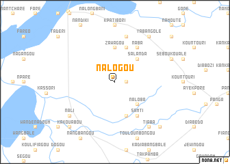 map of Nalogou