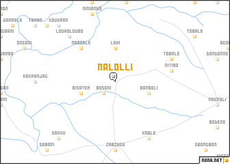 map of Nalolli