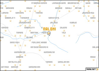 map of Nalomi