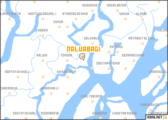 map of Naluābāgi