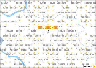 map of Nalua Chak