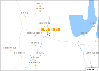 map of Nalubamba