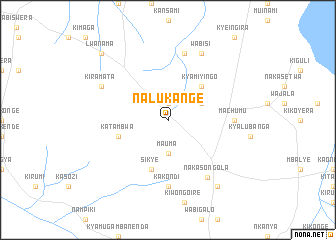 map of Nalukange