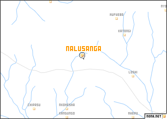 map of Nalusanga