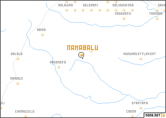 map of Namabalu