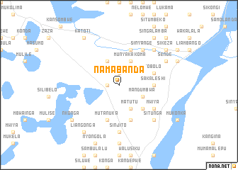 map of Namabanda