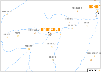 map of Namacala