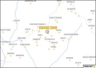 map of Namacoma