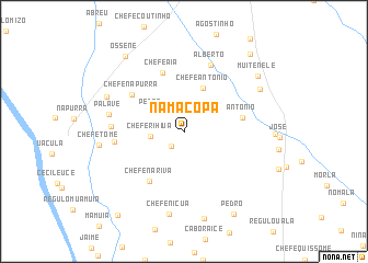 map of Namacopa