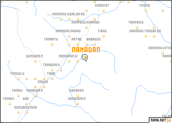 map of Namadan