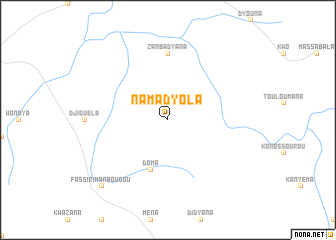 map of Namadyola