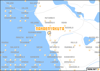 map of Namaenya Kuta