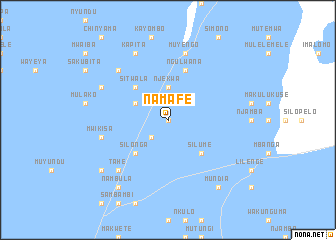 map of Namafe