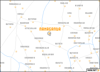map of Namaganda
