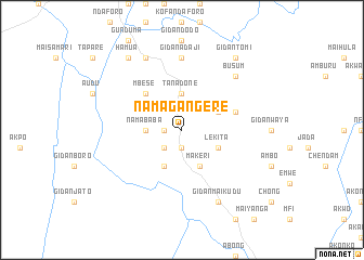 map of Nama Gangere