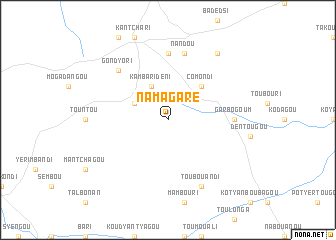 map of Namagaré