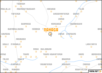 map of Namaga