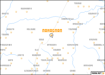 map of Namagnan