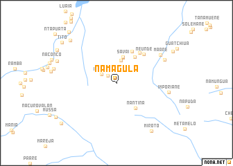 map of Namagula