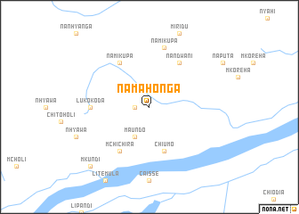 map of Namahonga