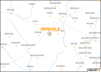 map of Namakala