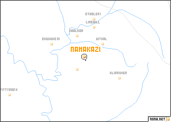 map of Namakazi