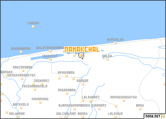 map of Namak Chal